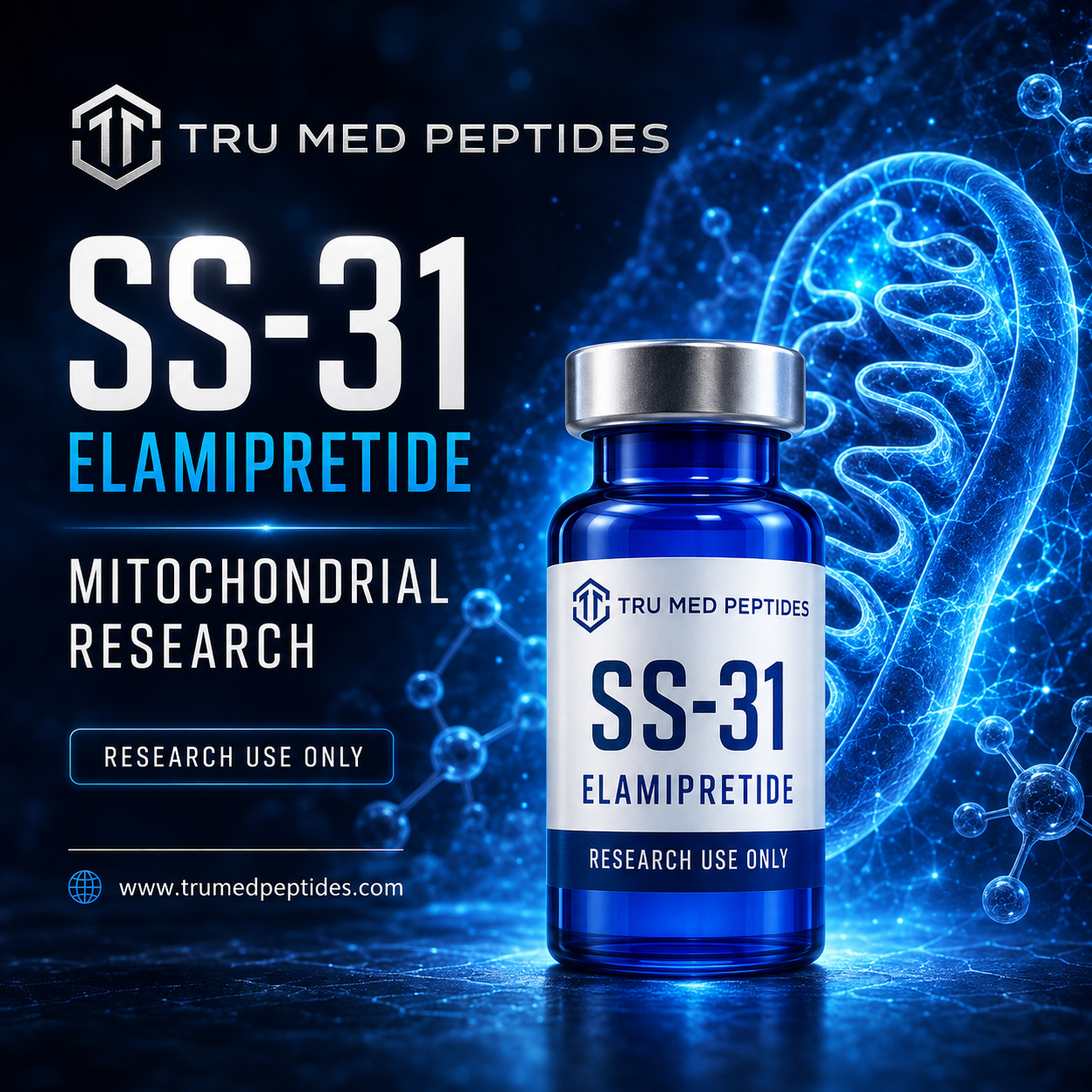 SS-31 (Elamipretide) Therapy in San Diego, CA – Tru Med Peptides